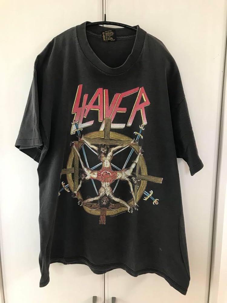 Amazon.co.jp: SLAYER 1994 オリジナル黒Tシャツ XL